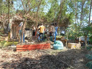 Atividades com os alunos da disciplina do Projeto MUDA